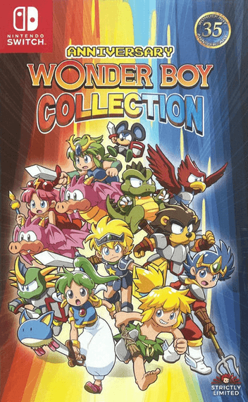 Wonder Boy Anniversary Collection box art for Nintendo Switch
